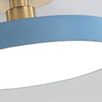 LED Ceiling Light | Modern Black Metal Flush Mount, Energy-Efficient & Ideal for Living Room, Bedroom or Hallway