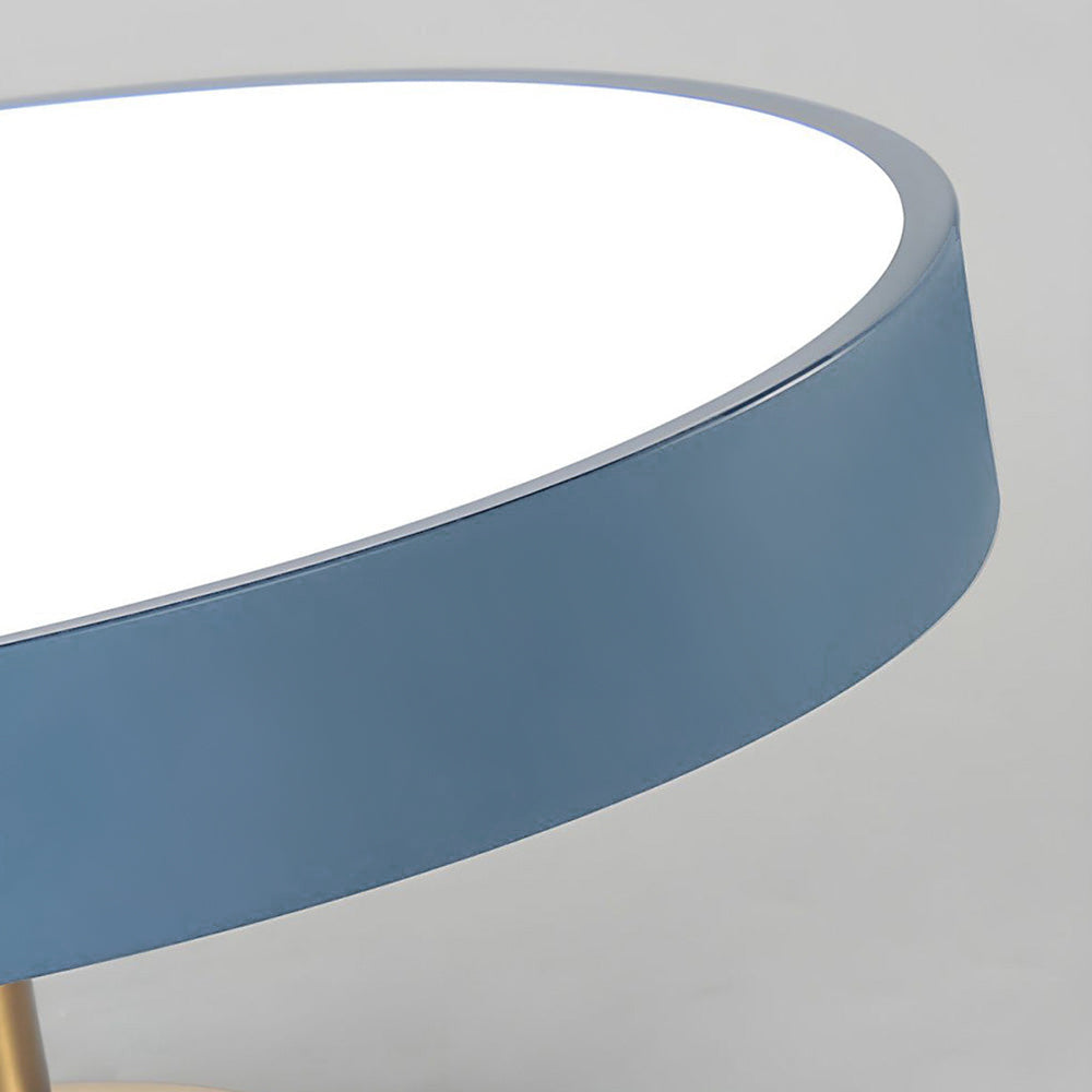 LED Ceiling Light | Modern Black Metal Flush Mount, Energy-Efficient & Ideal for Living Room, Bedroom or Hallway