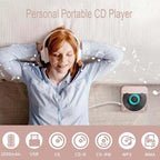 Mini CD Player Retro Look - Portable & Bluetooth