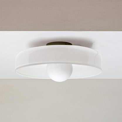 Modern Round LED Ceiling Light Fixture - Energy-Efficient Lighting for Living Room & Kitchen Spaces