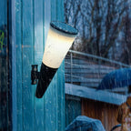 Truro Solar Wall Light Anthracite - Energy-Efficient Solar Outdoor Wall Illumination