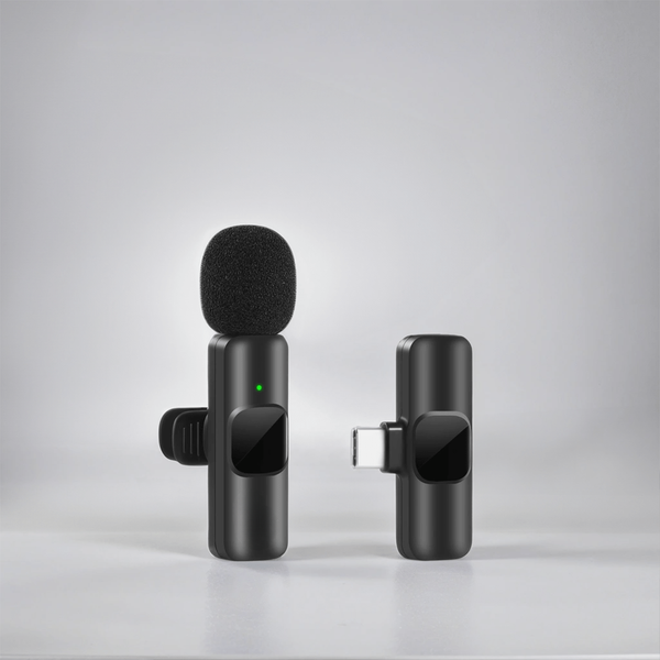 Tech Microphone Mini Wireless Lavalier Micophone | For Content Creators & Video Record ...