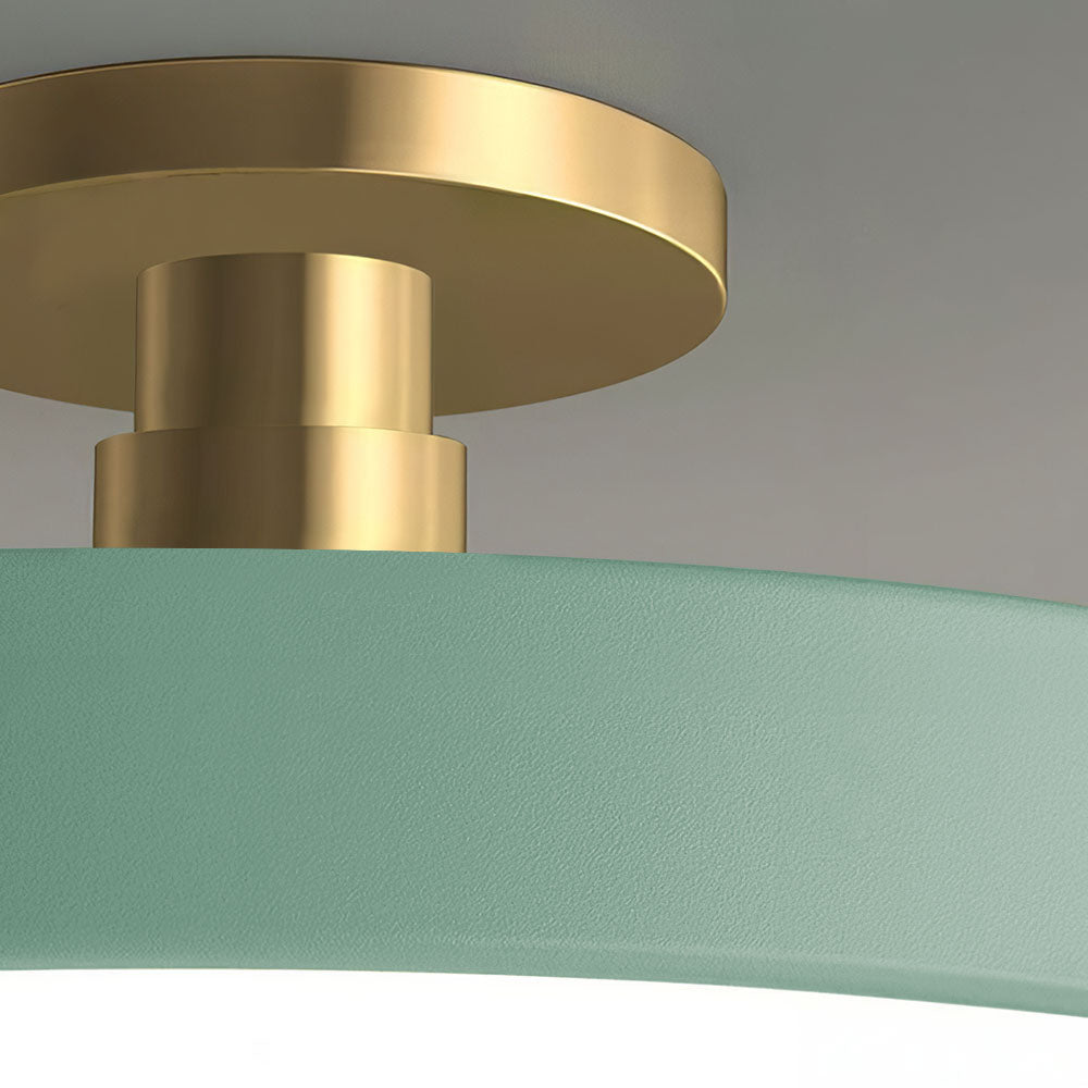LED Ceiling Light | Modern Black Metal Flush Mount, Energy-Efficient & Ideal for Living Room, Bedroom or Hallway