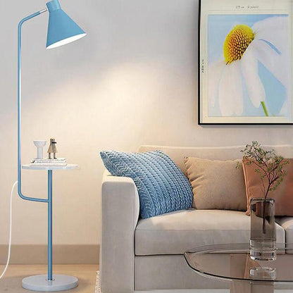 LED Macaron Floor Lamp - Colorful Adjustable Lighting Fixture for Living Room & Bedroom Decor