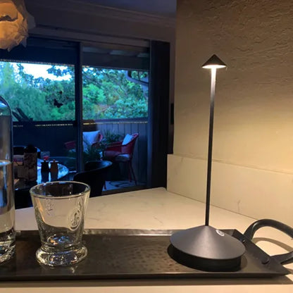 LED Table Lamp – Waterproof, Dimmable, Minimalist Design for Home Office & Bedroom Lighting