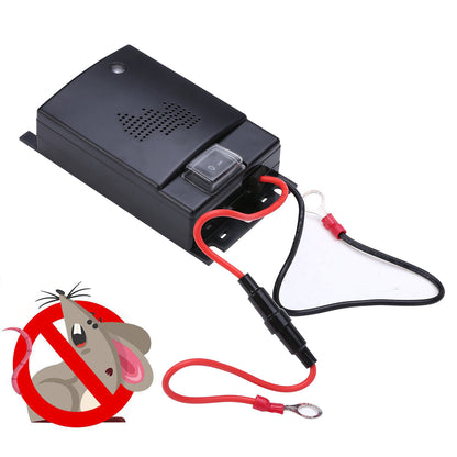 Ultrasonic Car Mice Repeller | Portable. Self-Powered & Effective for Vehicle Protection Against Rodents