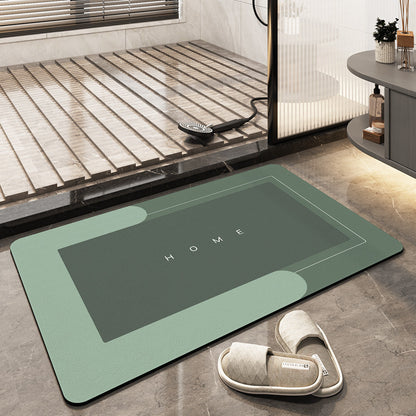 Absorbent Microfiber Bath Mat | Quick-Dry Soft Bathroom Rug for Shower & Bath Use
