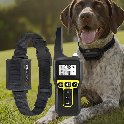 1000m Waterproof Dog Training Collar | Rechargeable, Remote Control & Adjustable for Small, Medium, and Large Dogs