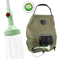 Portable Solar Shower Bag for Camping Van and Tents