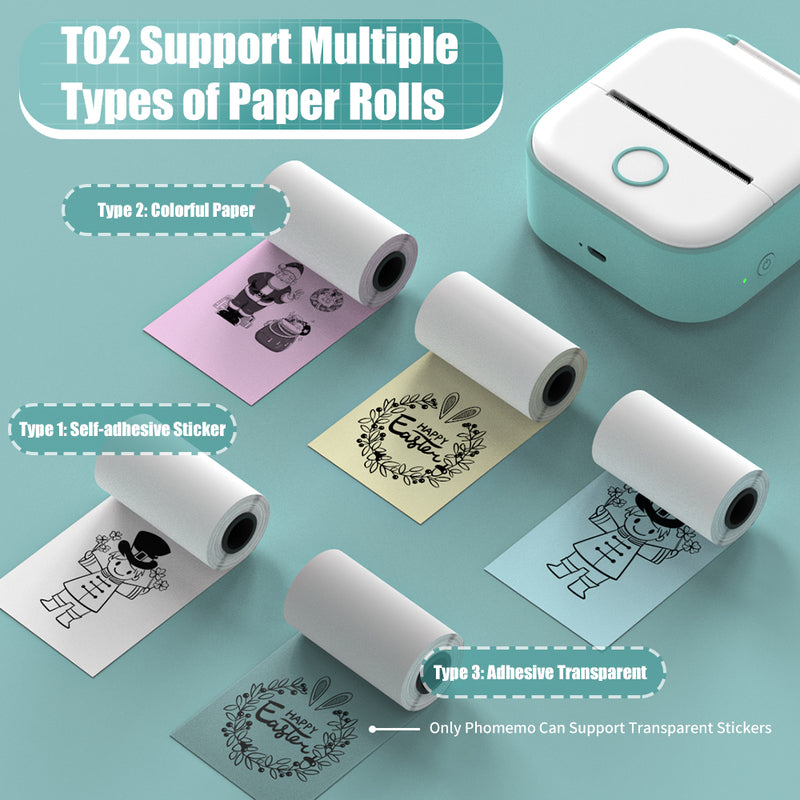 Mini Compact Photo Sticker Phone Portable Printer Instant