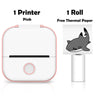 Image of Mini Compact Photo Sticker Phone Portable Printer Instant