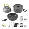 Image of Camping Cooking Ware Stainless Steel Cookware Pots Set and Pans