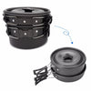 Image of Camping Cooking Ware Stainless Steel Cookware Pots Set and Pans