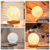 Image of Levitating Illusion Color Option Rotating Magnetic Moon Lamp