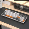 Image of Mechanical Keyboard Gaming Russian Keyboard Retro Keycap