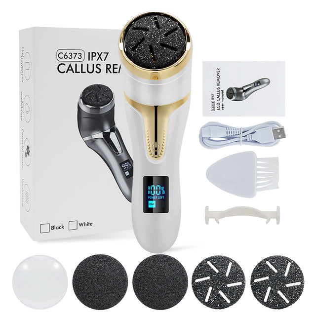 Electric Callus Remover Foot Corns Dead Skin Treatment Rechargeable Scraper Plumice Peel for Soft Toes