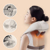 Image of Neck and Shoulder Massager with Electric heat Heat Relaxing Shiatsu Spa