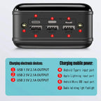 100,000mAh Portable Power Bank | Super Fast Charging, Universal Compatibility for Travel, Camping & Emergencies