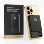 Sleek  Magnetic Fast Charging Power Bank – Wireless, High-Capacity Backup Battery for All Devices