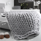 Organic Cotton Weighted Blanket | Breathable, Machine Washable & Ideal for Year-Round Comfort