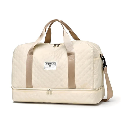Spacious Weekender Duffle Bag | Water-Resistant, Multi-Compartment & Ideal for Short Trips and Gym Sessions