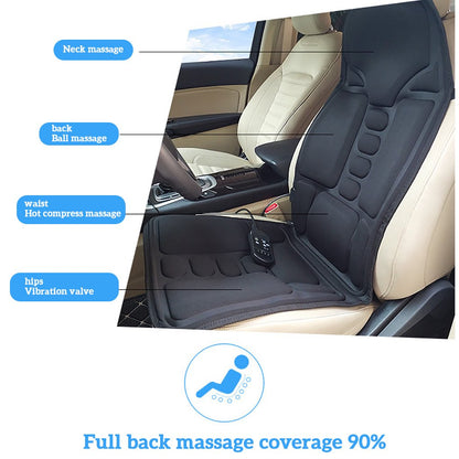 Massage Chair Pad with Heat | 8 Massage Modes, Deep Tissue Relief & Portable for Home and Car Use