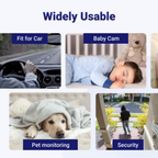 Mini CCTV Camera Outdoor for Home Security | 360° Small Wireless Hidden CCTV Camera With Night Vision & Motion Alerts