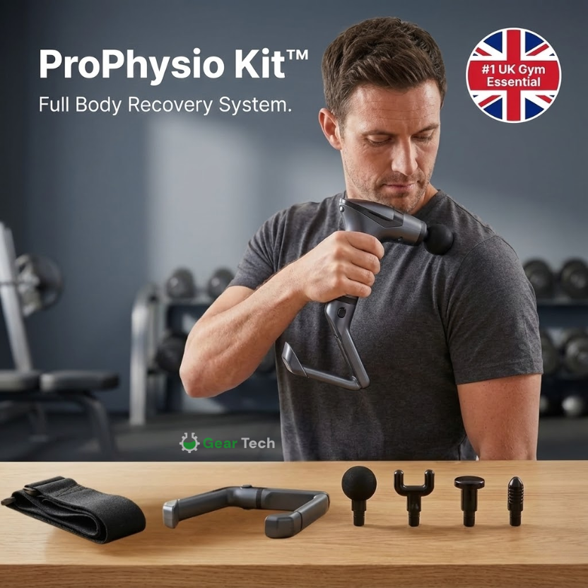ProPhysio Kit™ - 3-in-1 Handheld Massager for Gym Goers