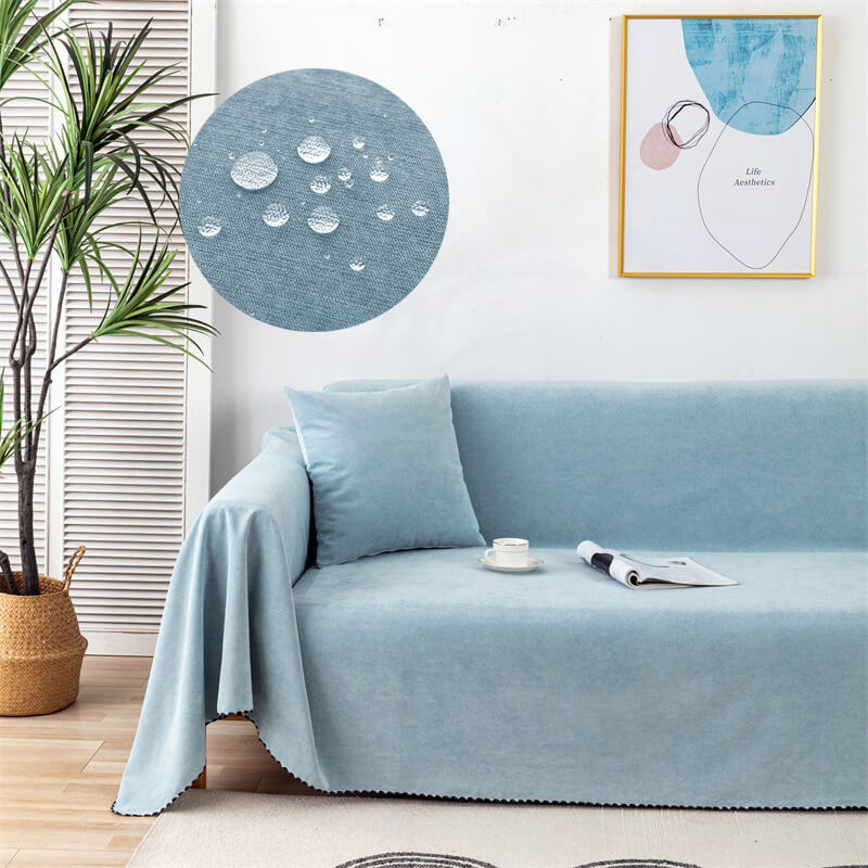 Waterproof Sofa Throw Blanket | Non-Slip. Jacquard Edges & Ideal for Pets and Home Furniture Protection