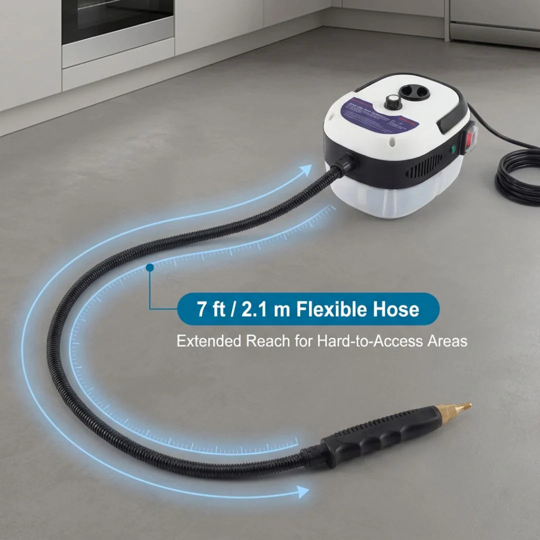 Handheld Steam Cleaner – High Temperature Steam | Portable Cleaning Machine for Grease & Grime Removal