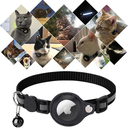 Cat GPS Tracker Collar | Quick Release Closure, Reflective Design & Durable for Outdoor Safety Adventures