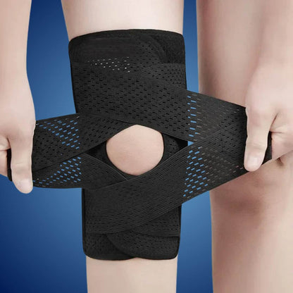 Knee Pads for Pain Relief | Support Compression Springs & Adjustable Tension Strap for Stability and Joint Protection