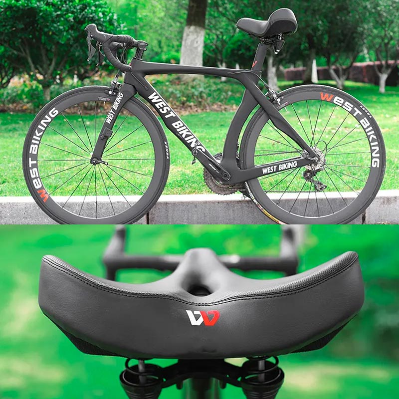 Comforta™ | Wide Bicycle Saddle for Pain Relief | Ergonomic Design for Maximum Comfort on Long Rides