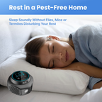 Plug-In Ultrasonic Rat Repellent | Chemical-Free. Silent & Covers Up to 3200 sq. ft. for Indoor and Outdoor Use
