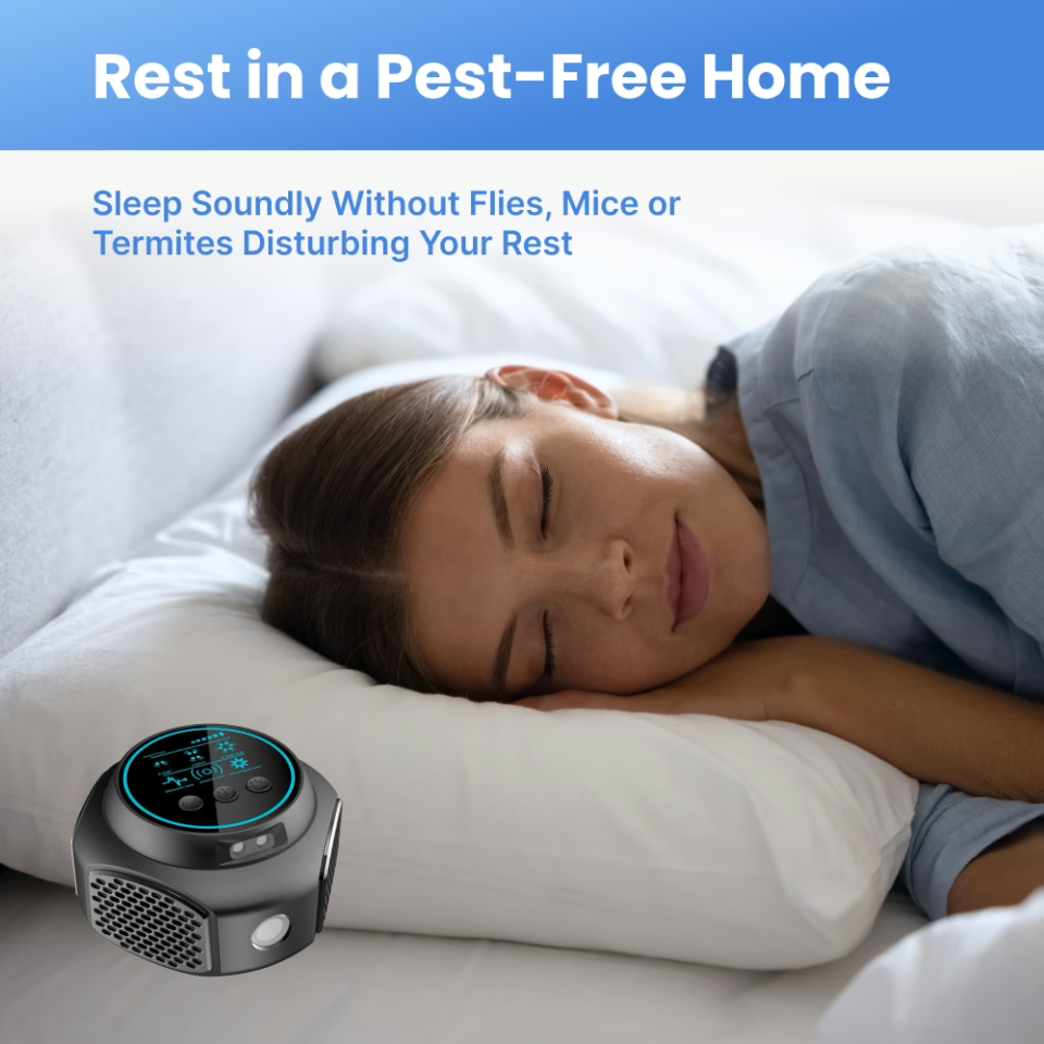 Plug-In Ultrasonic Rat Repellent | Chemical-Free. Silent & Covers Up to 3200 sq. ft. for Indoor and Outdoor Use