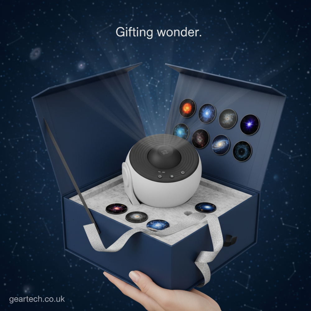 Galaxy Projector with 360° Rotation - Stunning Room-Wide Night Sky View