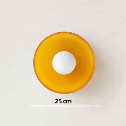 Modern Round LED Ceiling Light Fixture - Energy-Efficient Lighting for Living Room & Kitchen Spaces