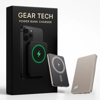 Portable Power Bank 50000mAh Magnetic Wireless Charger – PD 22.5W Fast Charging USB-C Battery Pack for iPhone & Samsung UK