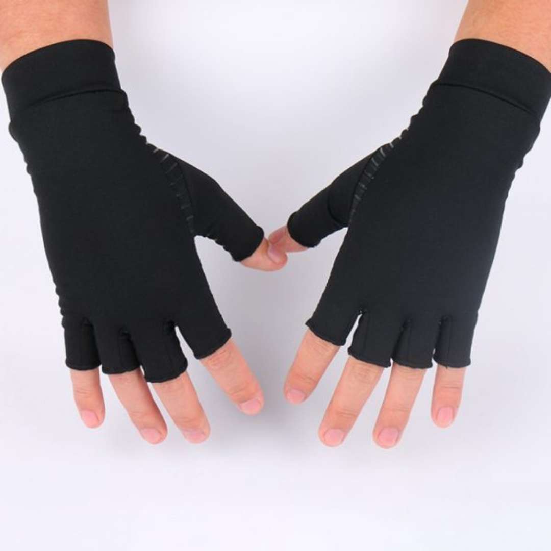 Fingerless Gloves for Arthritis – Compression Support for Hand & Joint Pain Relief