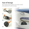 Image of Universal folding car sunshades with suction cups