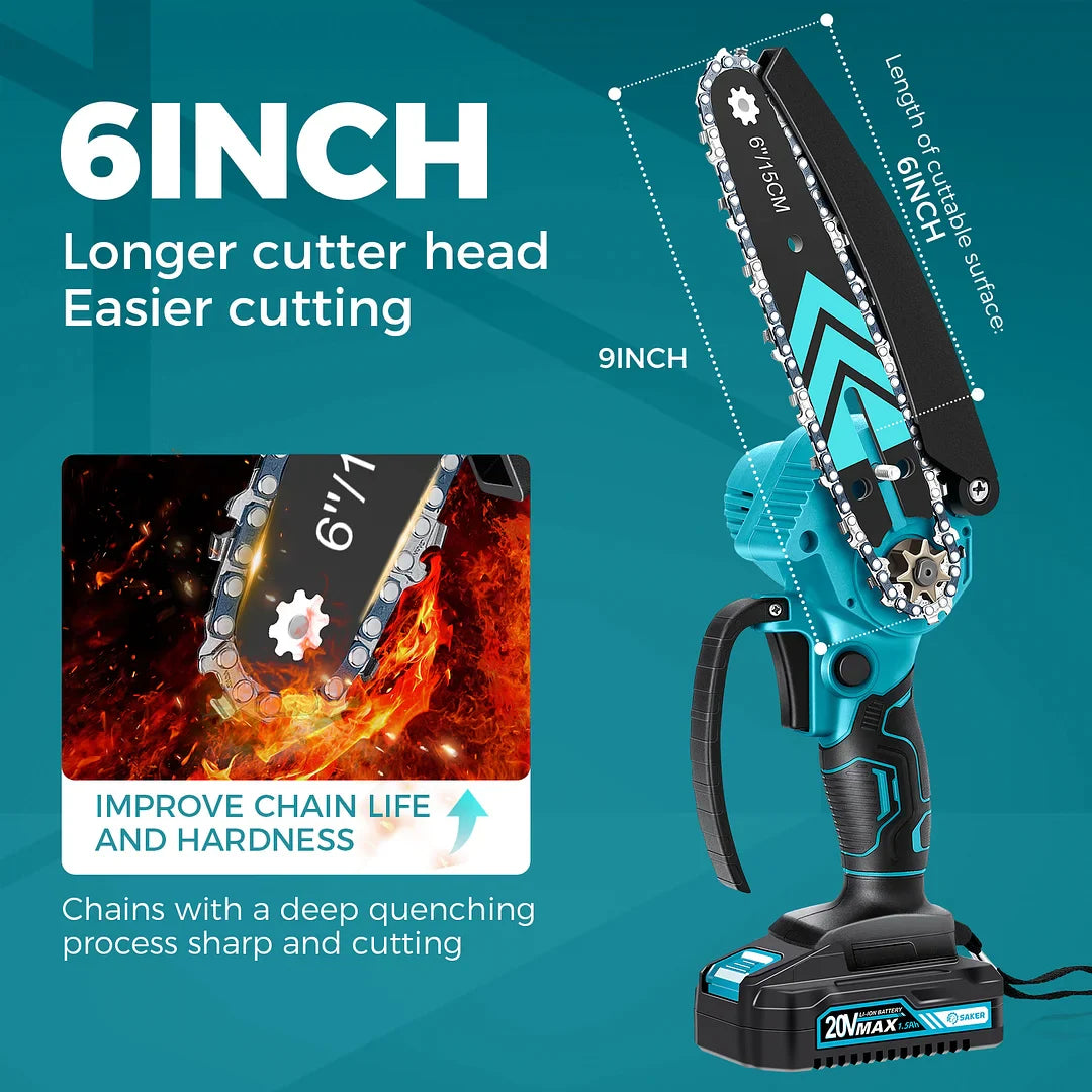 Handheld Chain Saw - Battery Operated