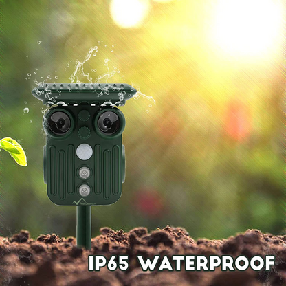 Ultrasonic Solar Deer Repeller | 5 Adjustable Modes. Waterproof & Eco-Friendly for Home Gardens and Yards
