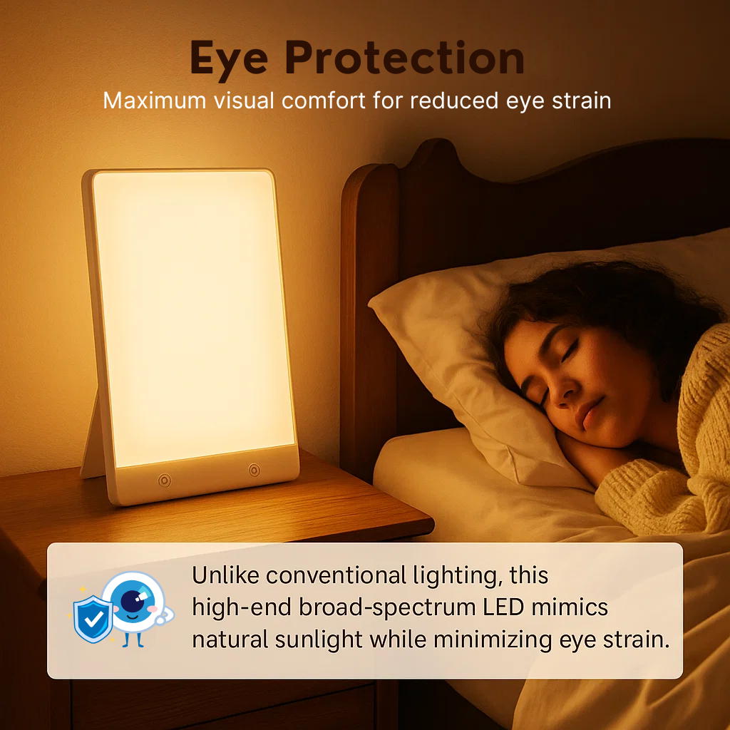 SAD Therapy Lamp | Light Therapy for Seasonal Affective Disorder, Mood Enhancement & Energy Boosting