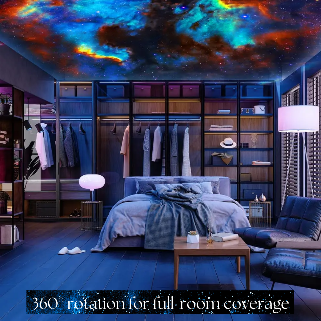 StellarVista™ | 360° Planetarium Galaxy Projector | Full-Room Coverage for Home Theater & Kids' Bedroom