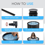 Portable Ice Bath Pod | 420L Capacity, 5-Layer Insulation for Muscle Recovery & Cold Therapy After Workouts
