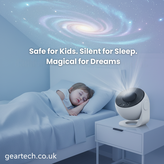 Galaxy Projector with 360° Rotation - Stunning Room-Wide Night Sky View