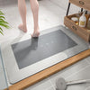 Image of Absorbent Microfiber Bath Mat | Quick-Dry Soft Bathroom Rug for Shower & Bath Use