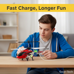 Hercules Unbreakable 3.5CH RC Helicopter Mini RC Helicopter with Gyro Crimson