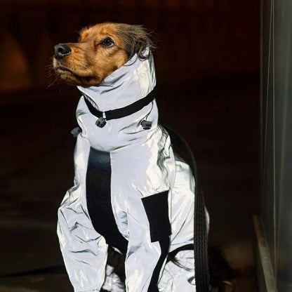 Dog Rain Coat with Legs - Waterproof Dog Jacket for Small and Large Breeds | UK Cozy Winter Wear