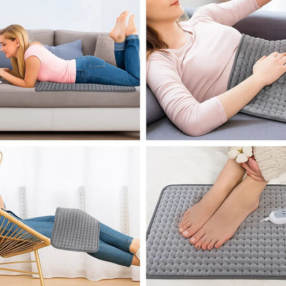 Portable Heated Pads Pad for Back Pain, Muscle and Joint Pain Relief – Adjustable Heat for Cramps and Stress